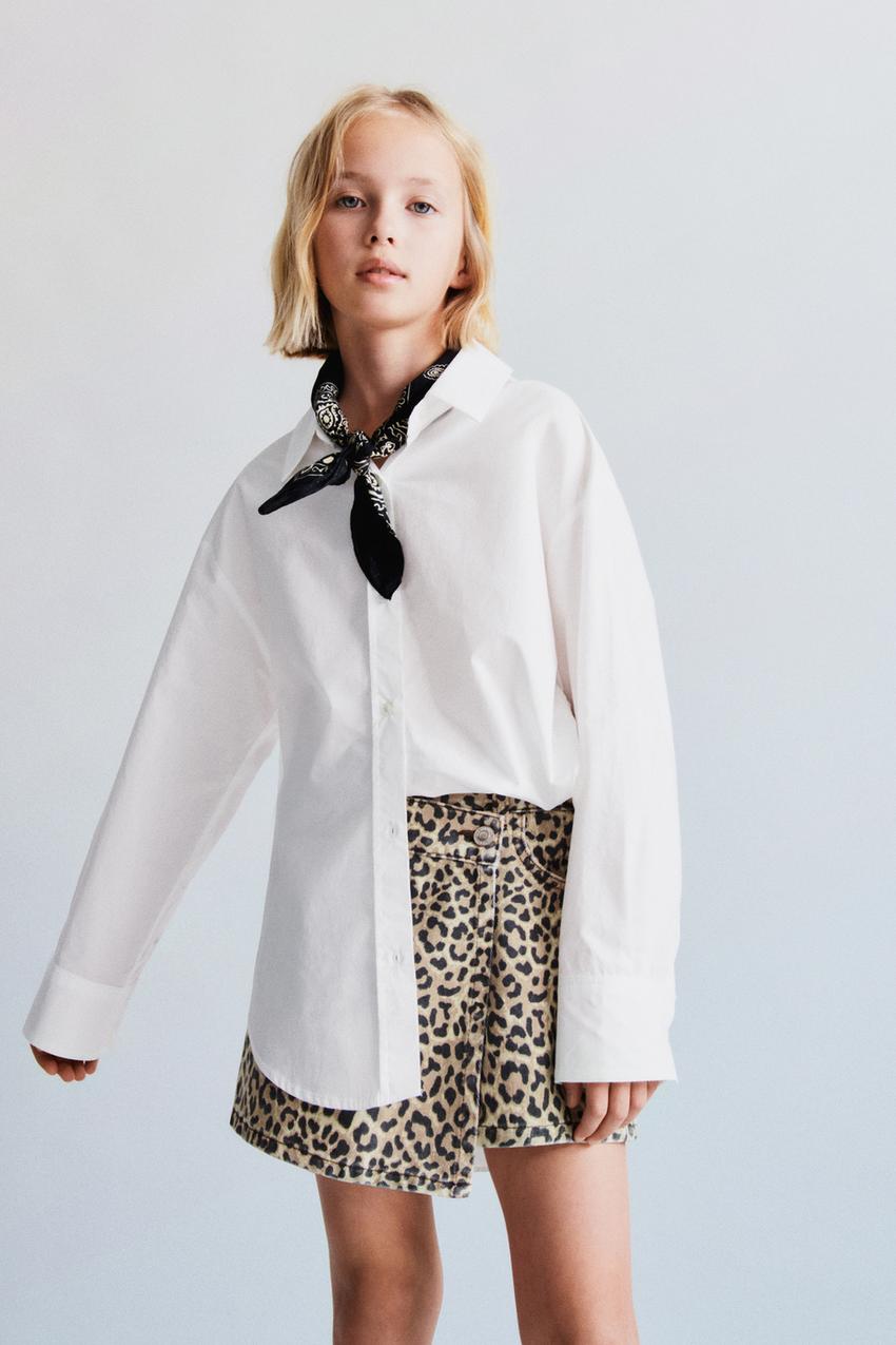 Short falda animal print
