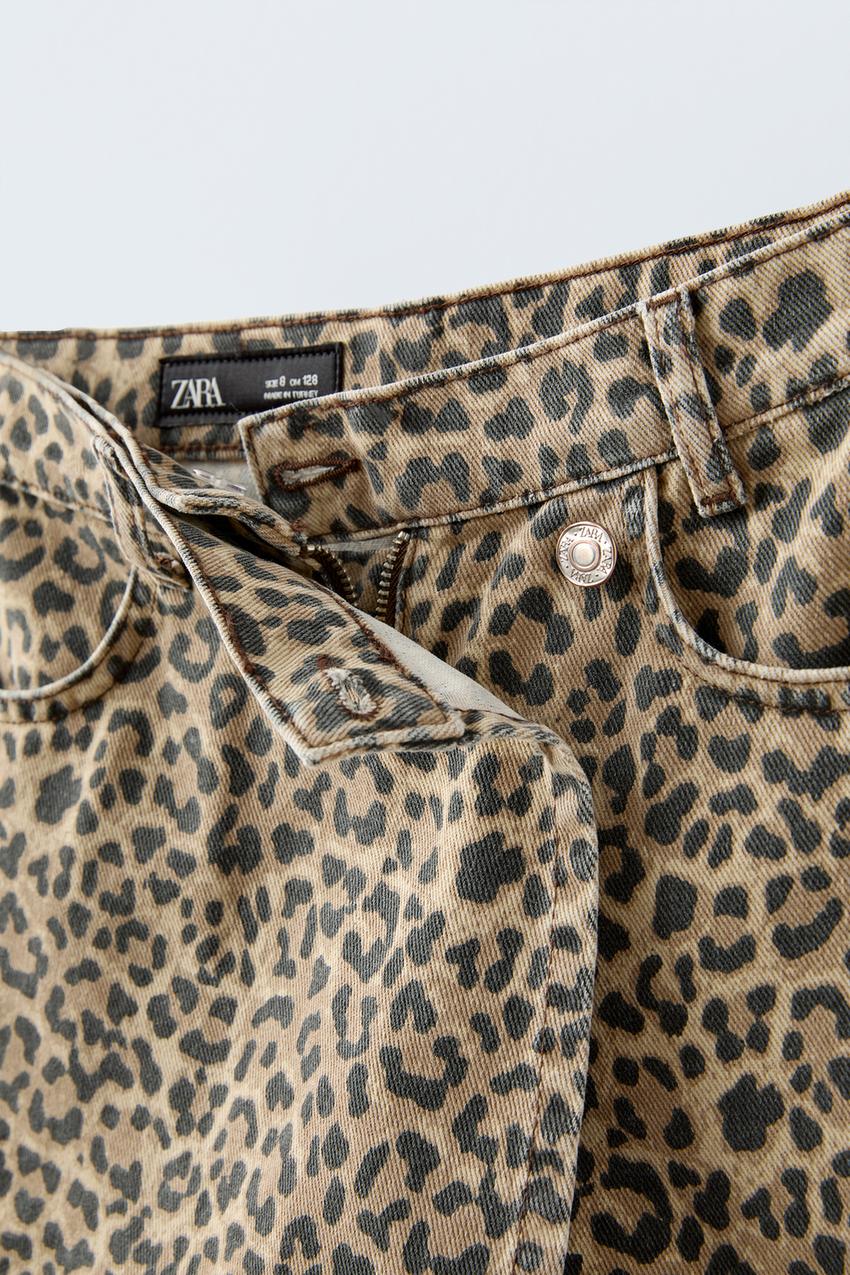 Short falda animal print