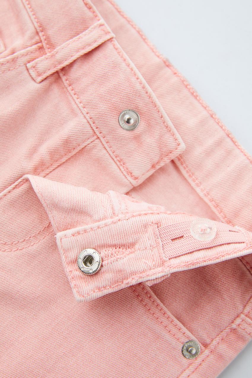 Pantalon regular fit rosa