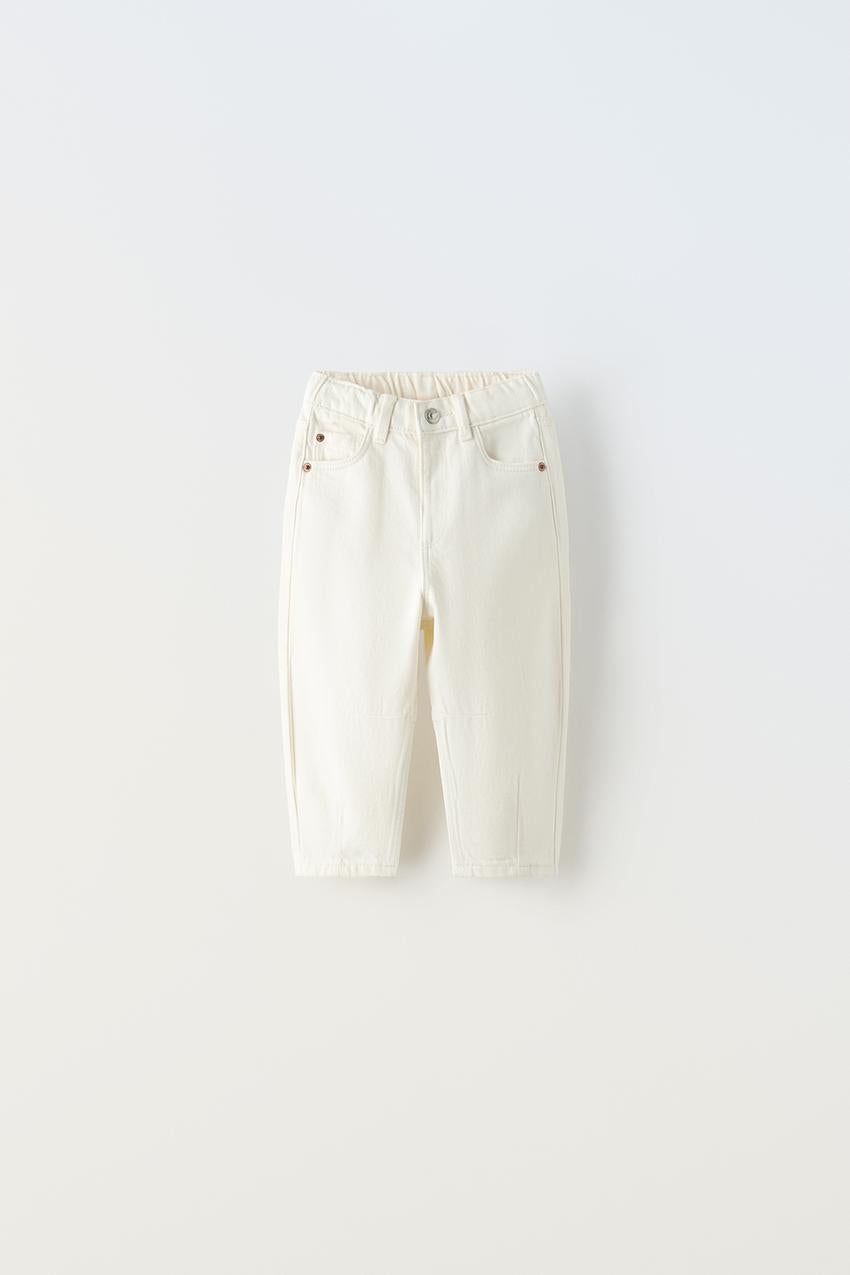Jeans balloon fit blanco