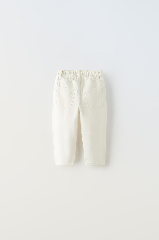 Jeans balloon fit blanco