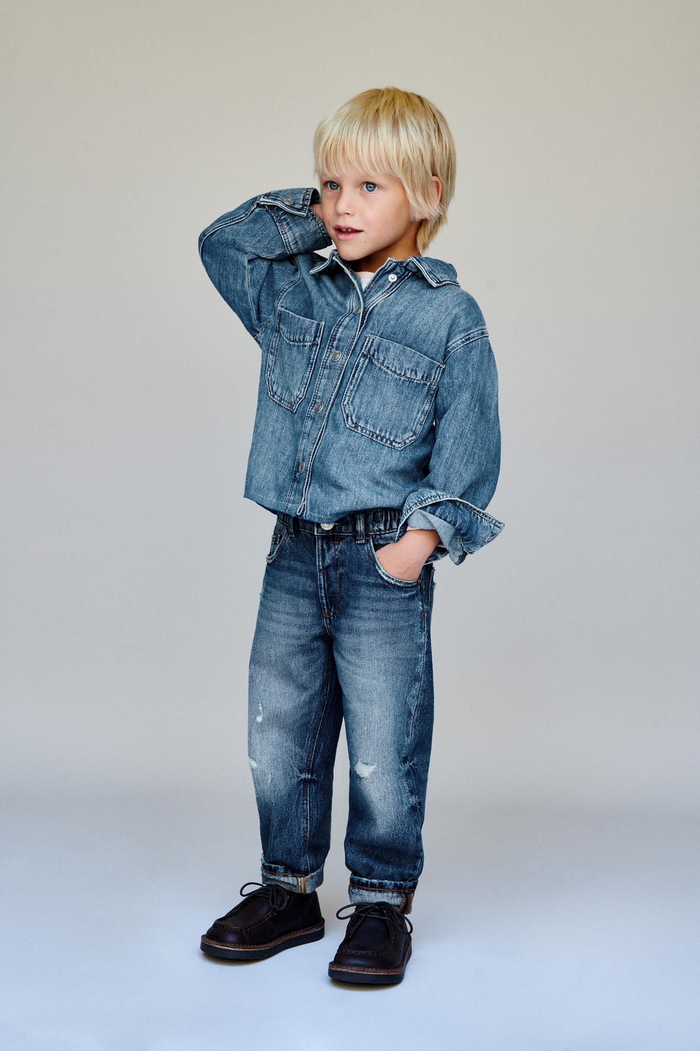 Pantalon jean baggy low rotos