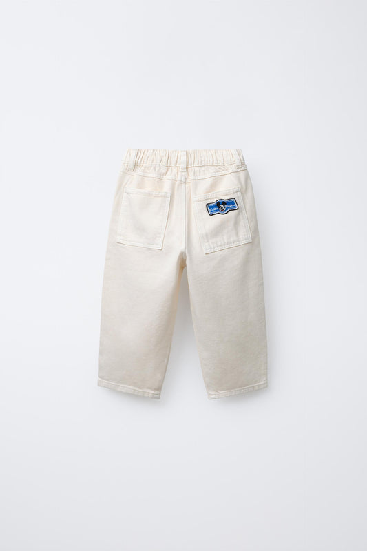 Pantalon sarga baggy mickey mouse