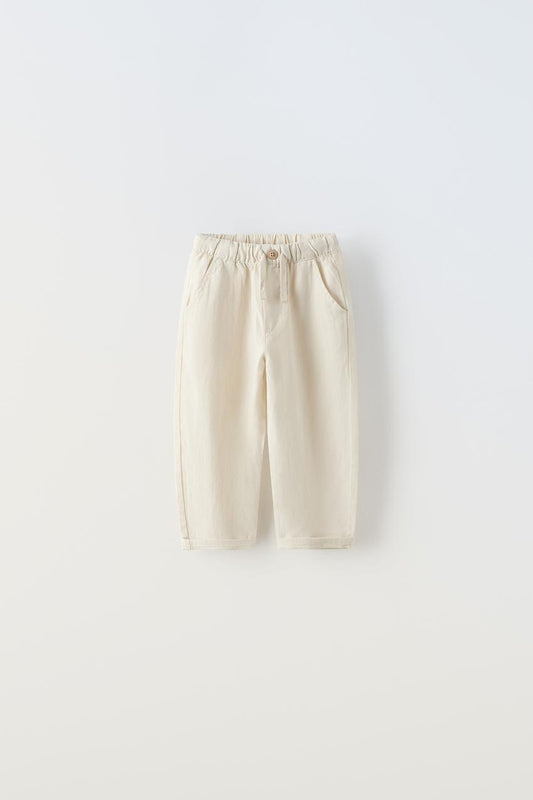 Pantalon con lino