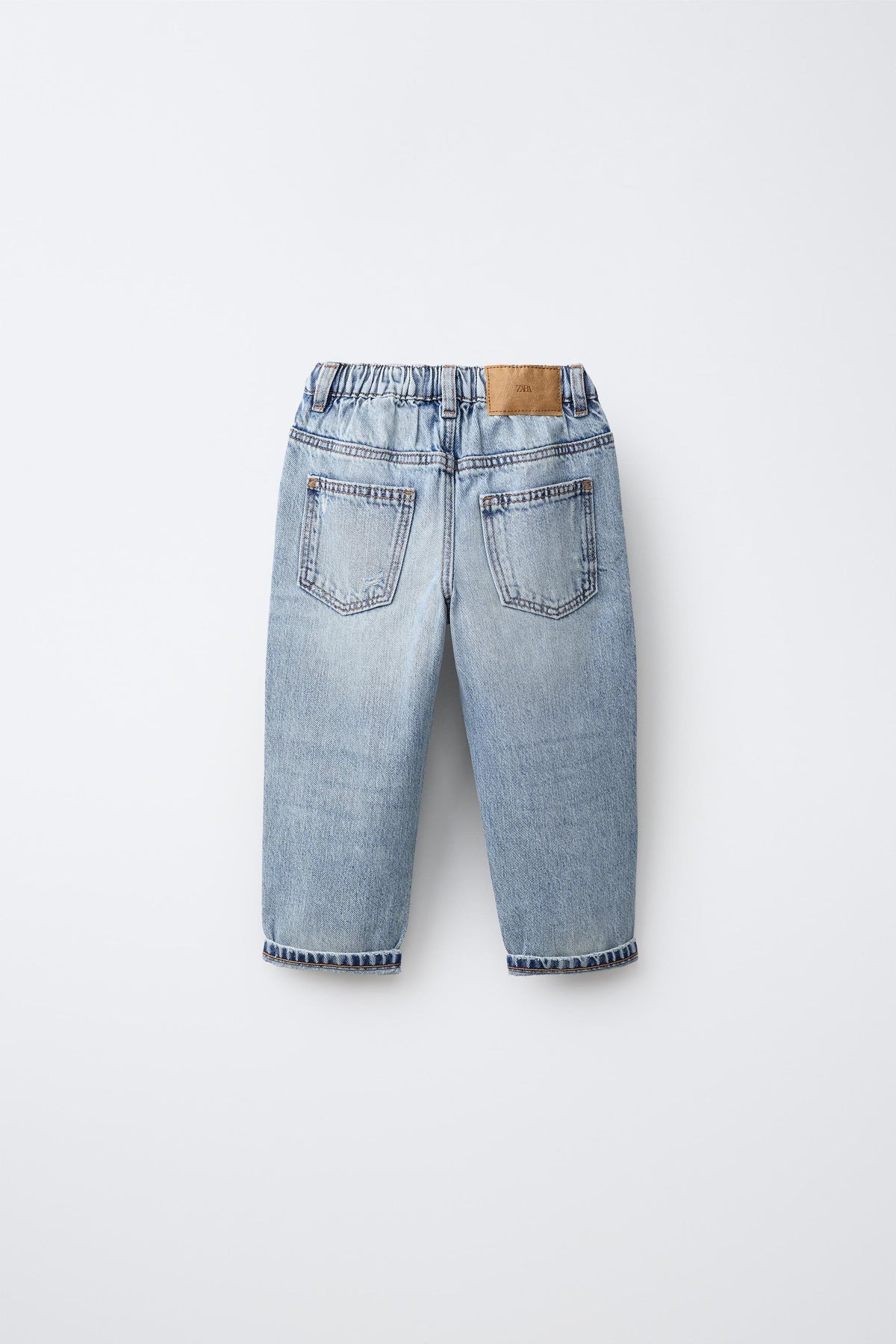 Pantalon jean straight rotos