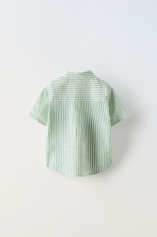 Camisa rayas verde