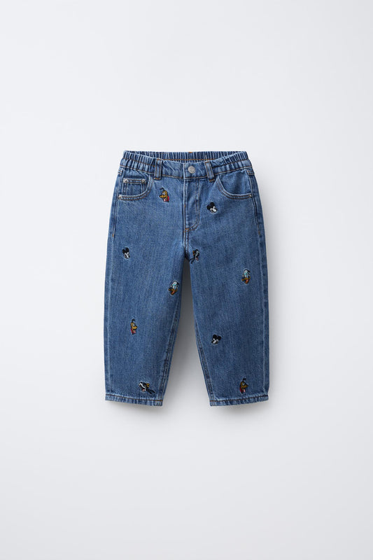 Pantalon jean mickey mouse