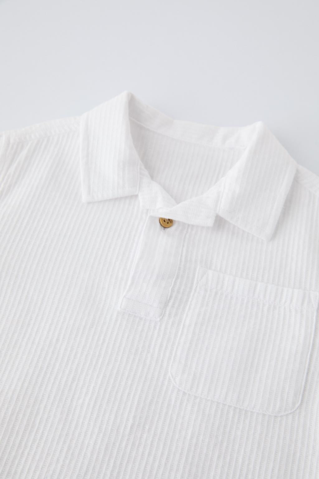 Camisa polo blanca