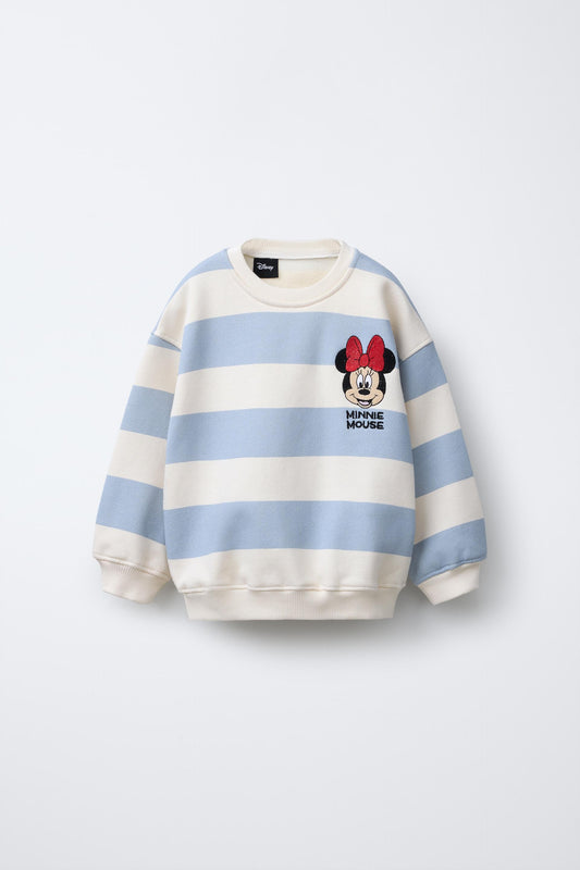 Sudadera rayas minnie mouse