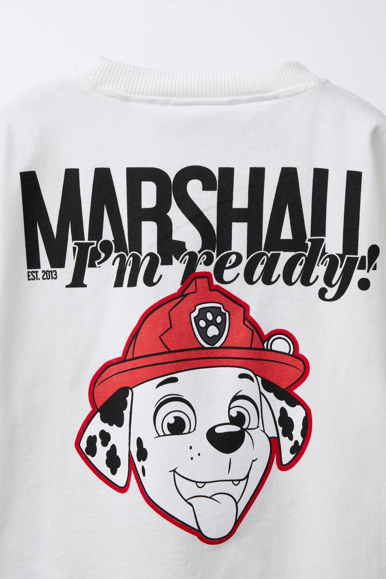Polera paw patrol marshall
