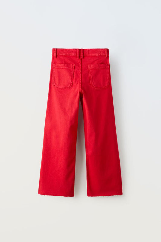 Jeans marine rojo