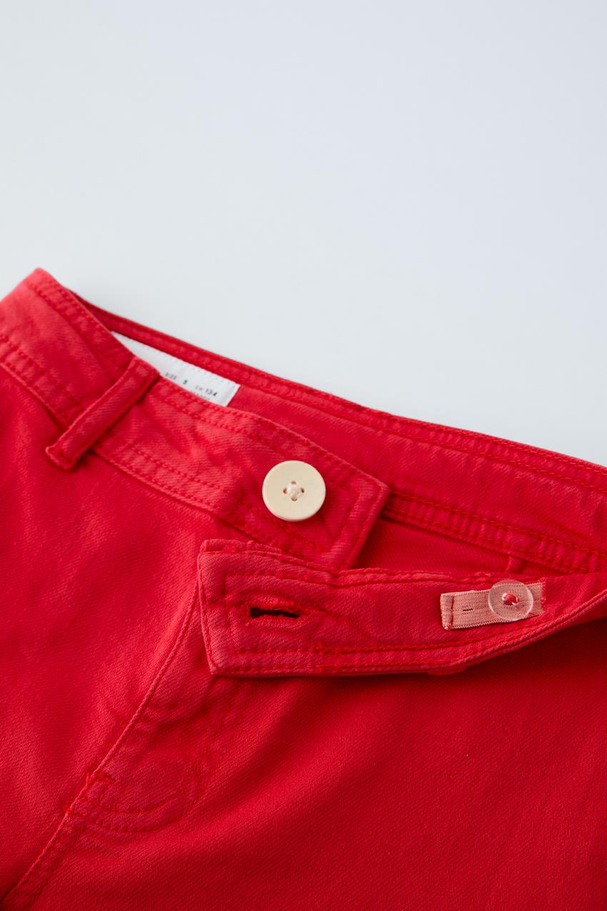 Jeans marine rojo