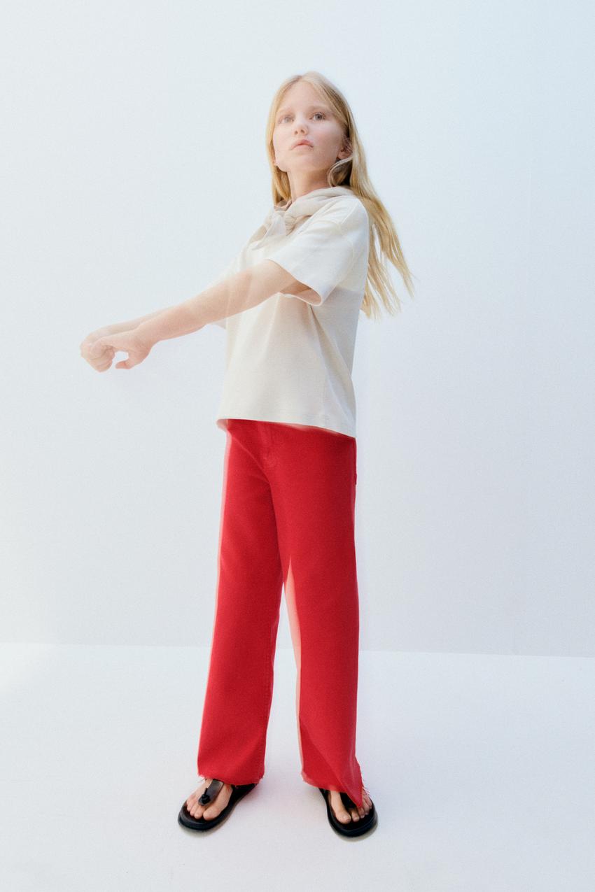 Jeans marine rojo