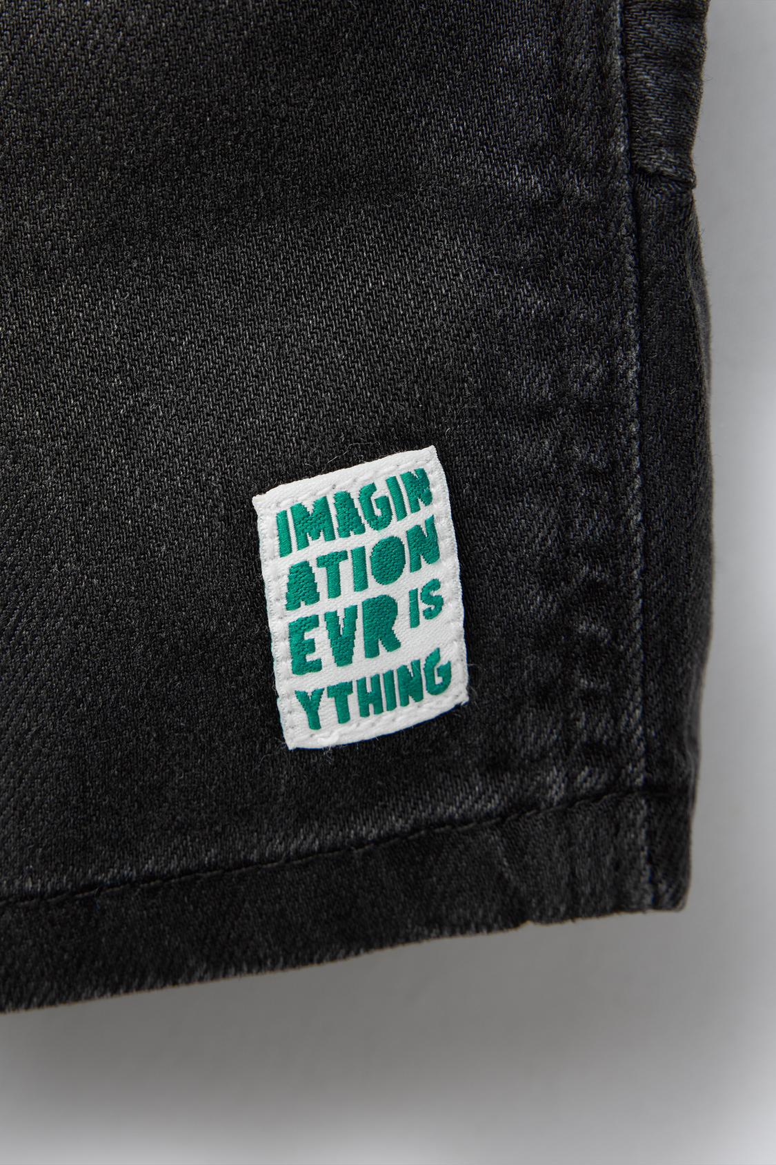 Short jean con cordon
