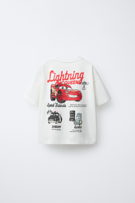 Polera estampada cars