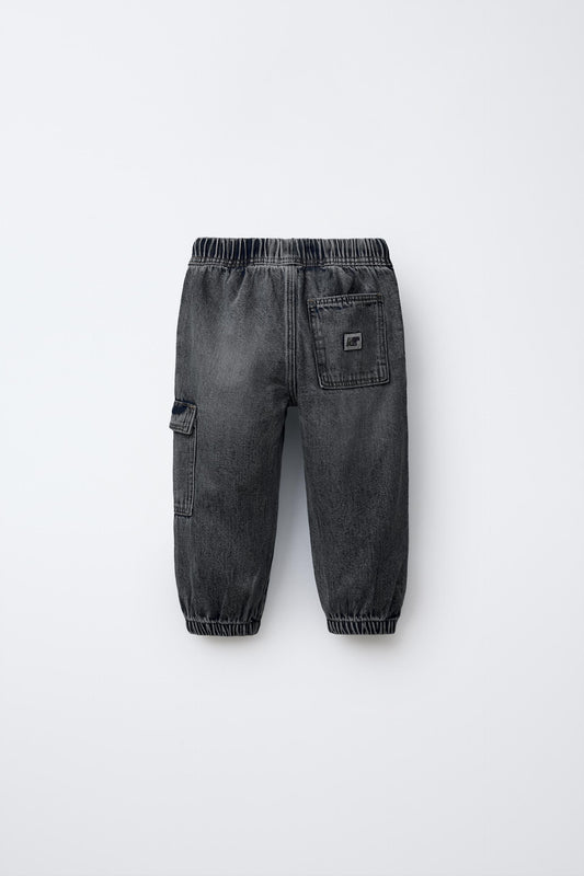 Jogger jean cargo