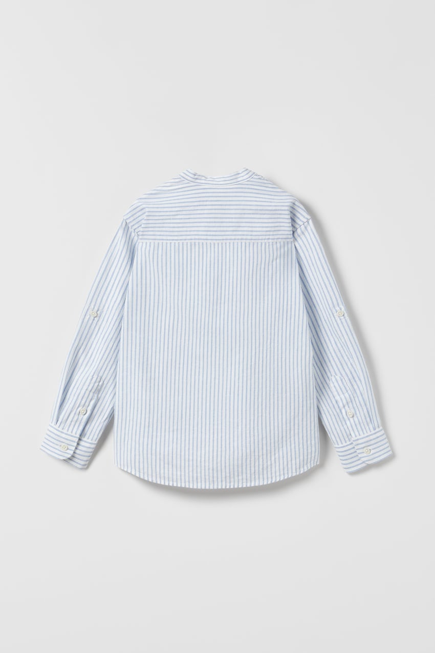 Camisa estructura rayas