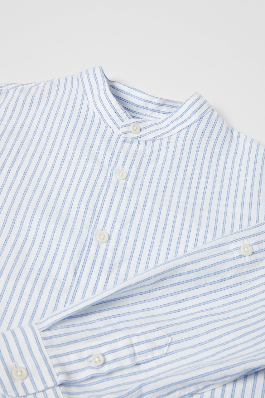 Camisa estructura rayas