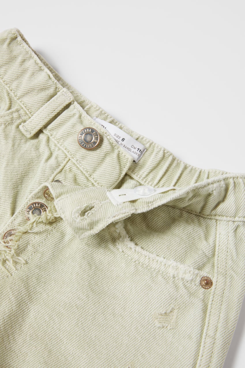 Short jean desflecada