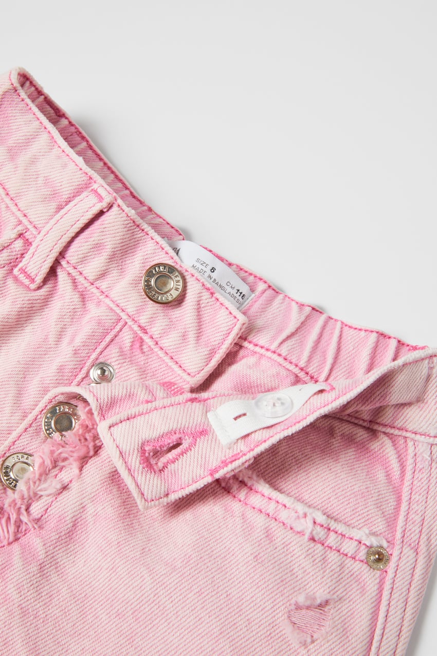 Short jean desflecada