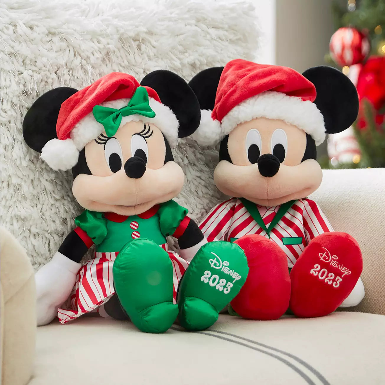 Peluche mickey mouse navidad