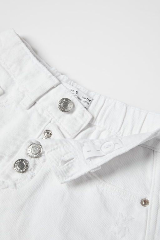 Short jean deshilachada