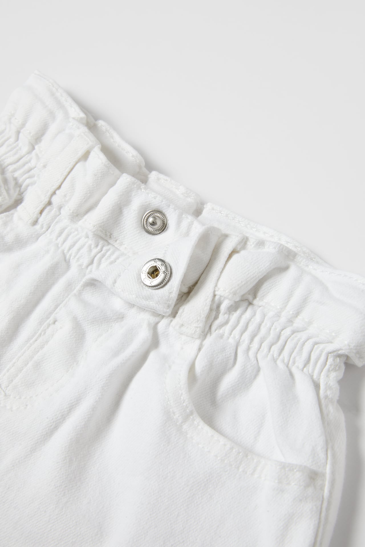 Short jean blanca