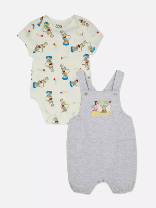 Conjunto de overol y body dumbo