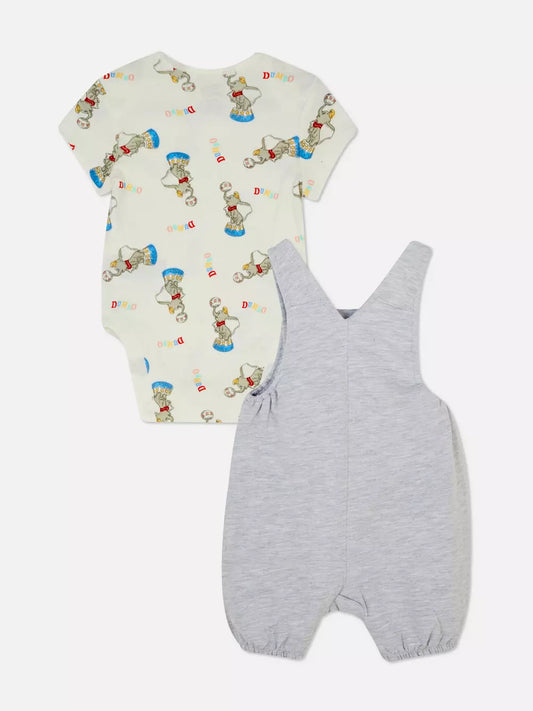 Conjunto de overol y body dumbo