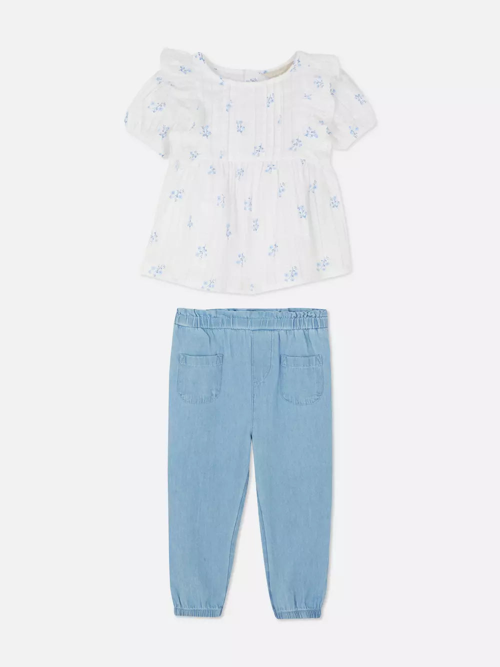 Conjunto blusa y pantalon