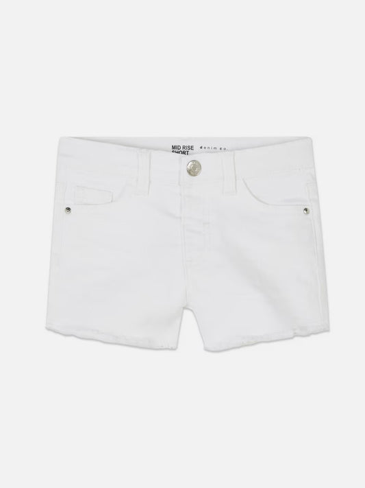 Short jean blanco