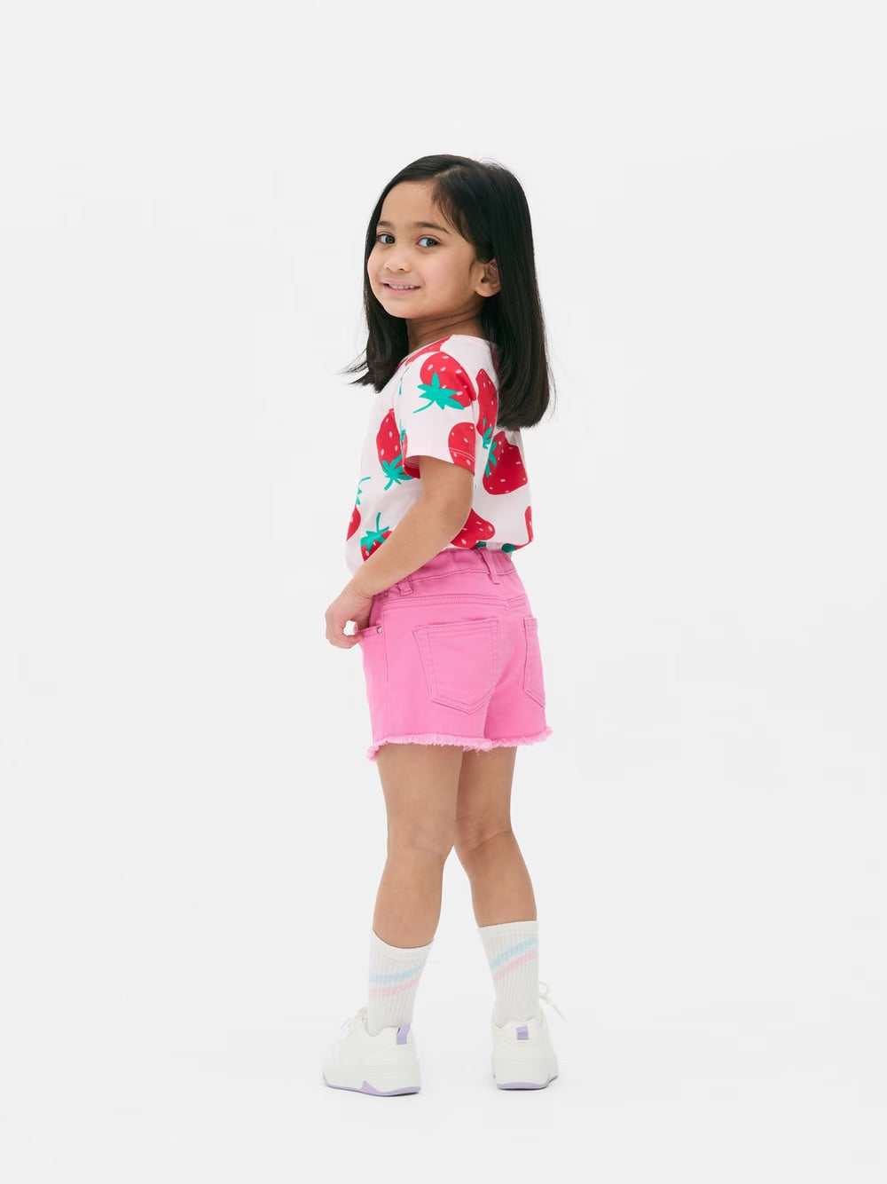 Short jean rosado