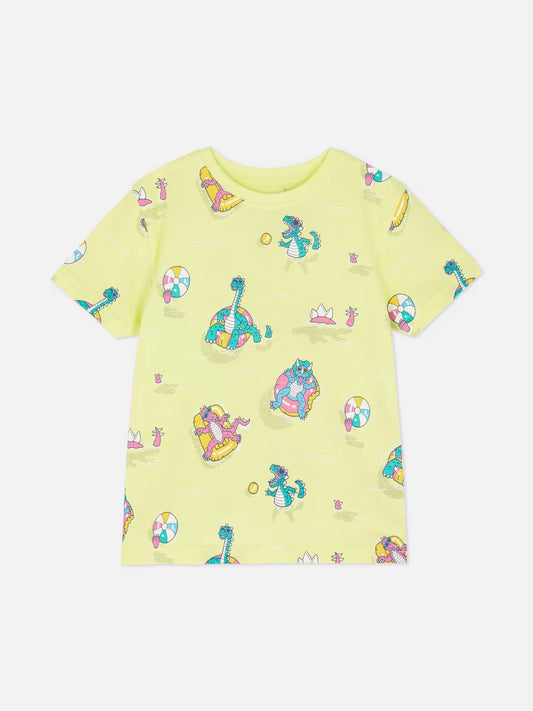 Polera dinosaurio verano