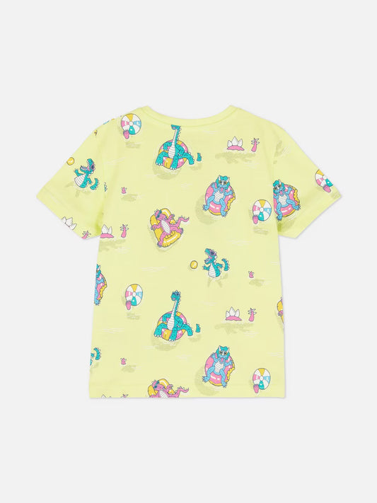 Polera dinosaurio verano