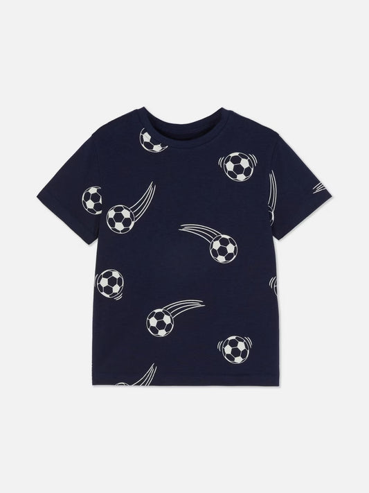Polera pelota de futbol
