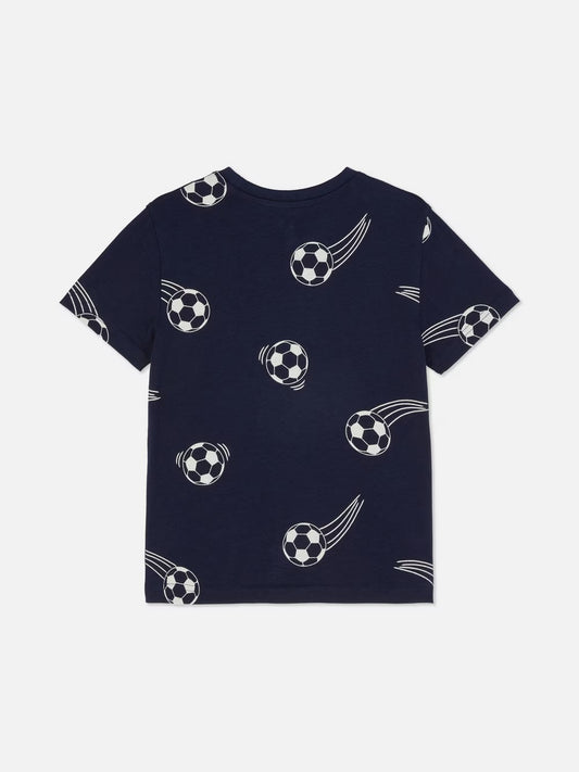 Polera pelota de futbol