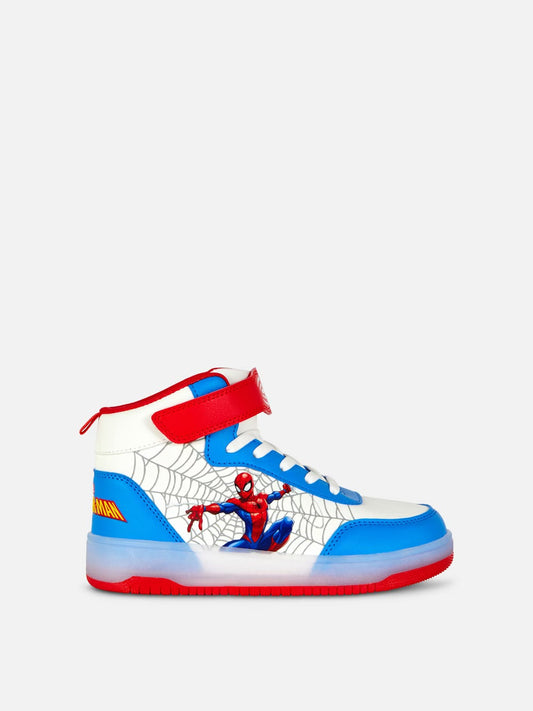 Zapatos con luces spiderman