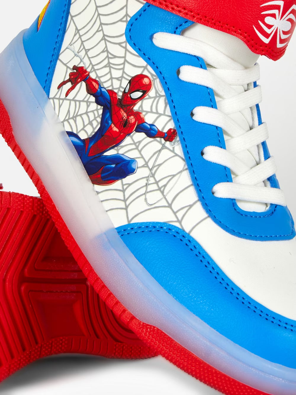 Zapatos con luces spiderman