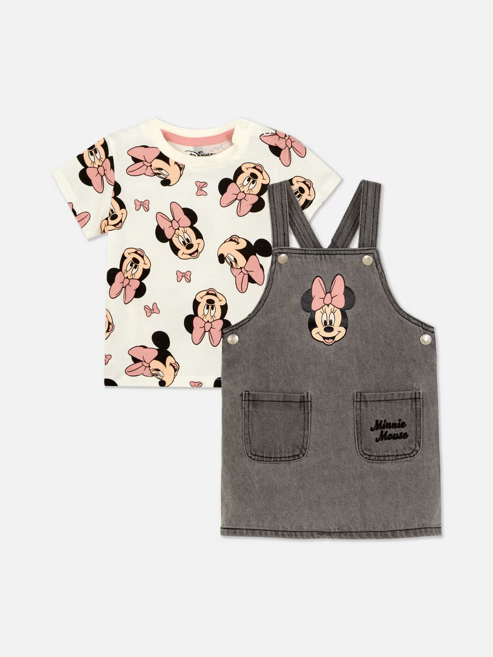 Conjunto overol minnie mouse