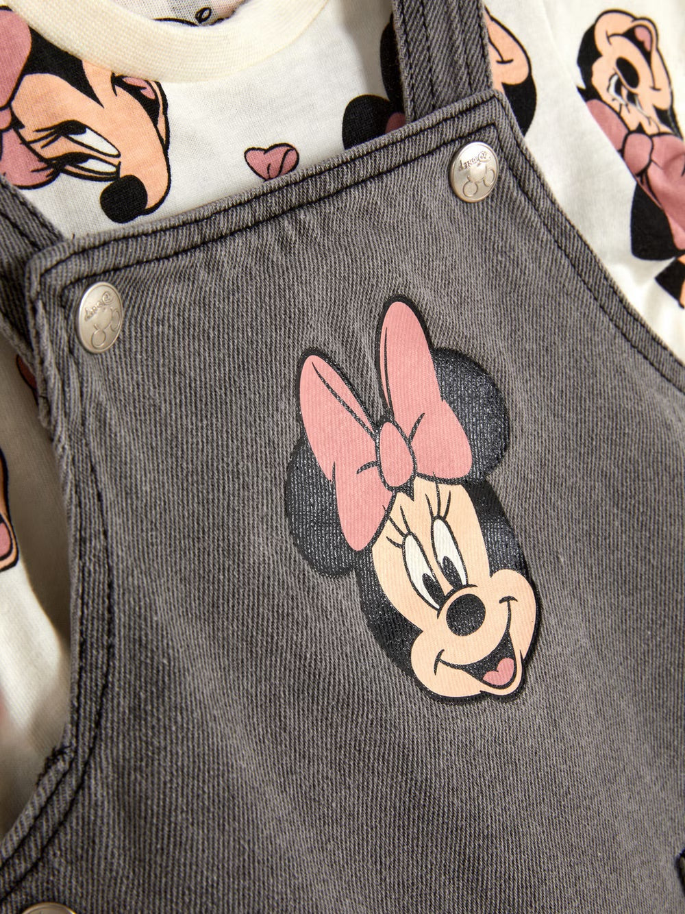 Conjunto overol minnie mouse