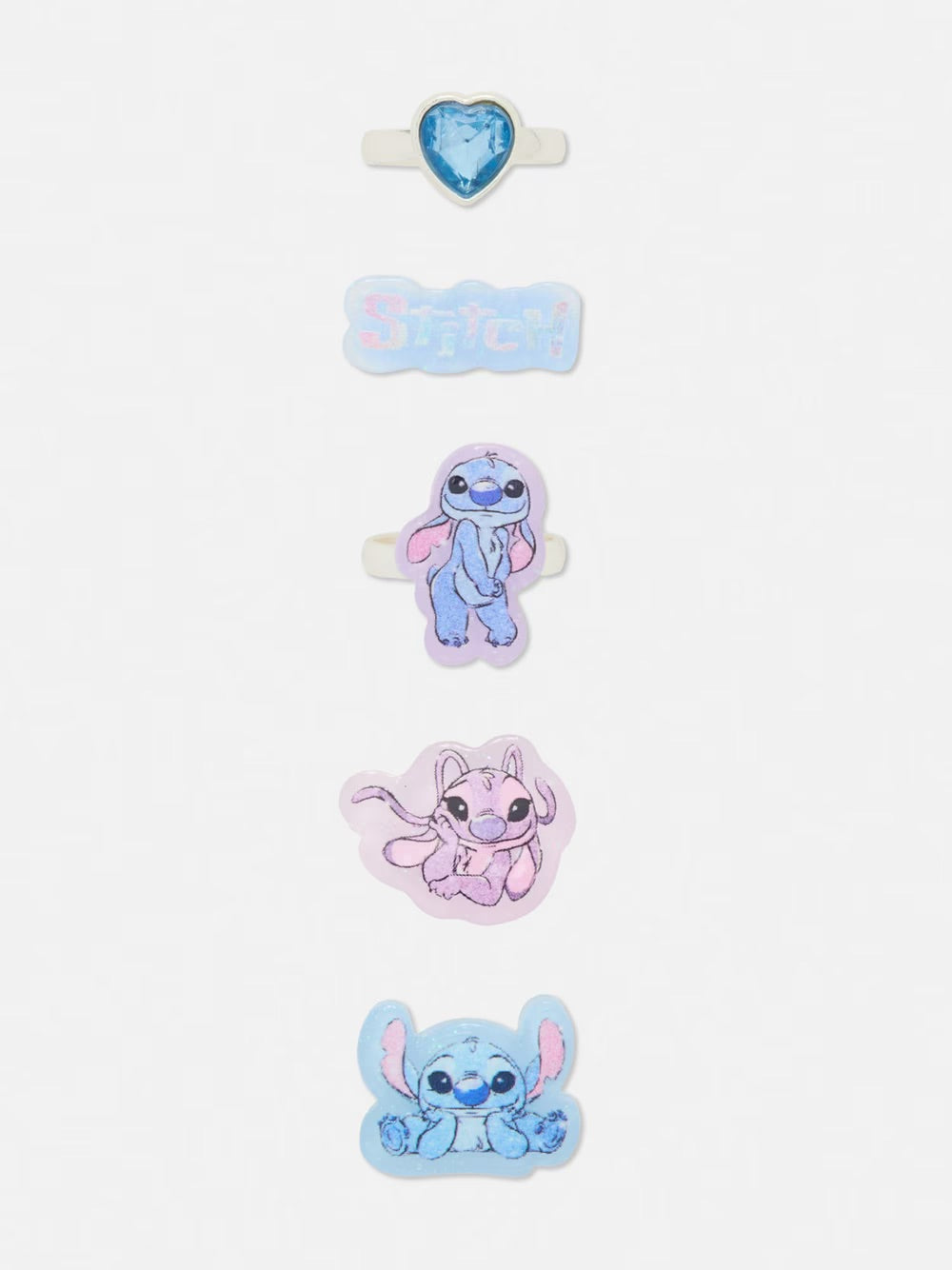 Set de 5 anillo stitch