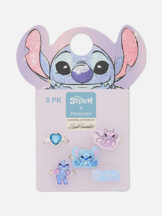 Set de 5 anillo stitch