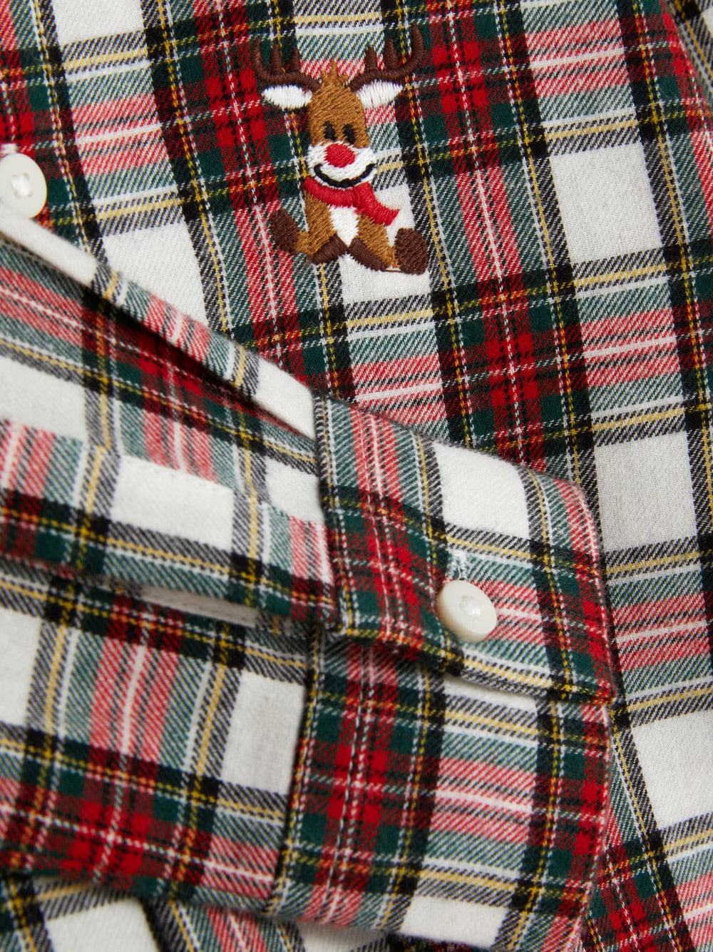Camisa cuadros navidad