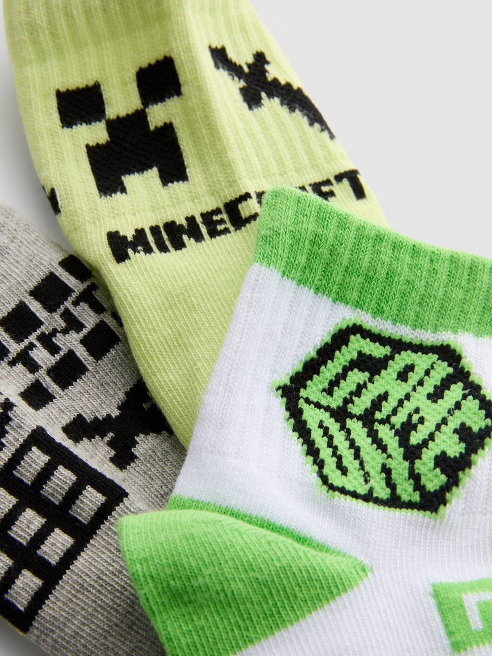 Pack de 3 medias minecraft