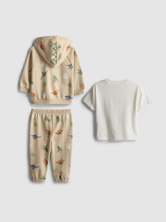 conjunto invierno jurassic world