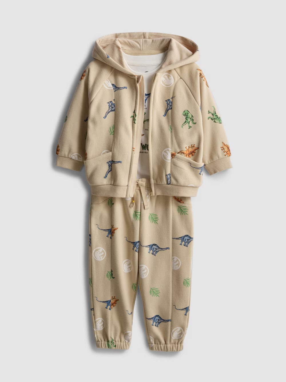 conjunto invierno jurassic world