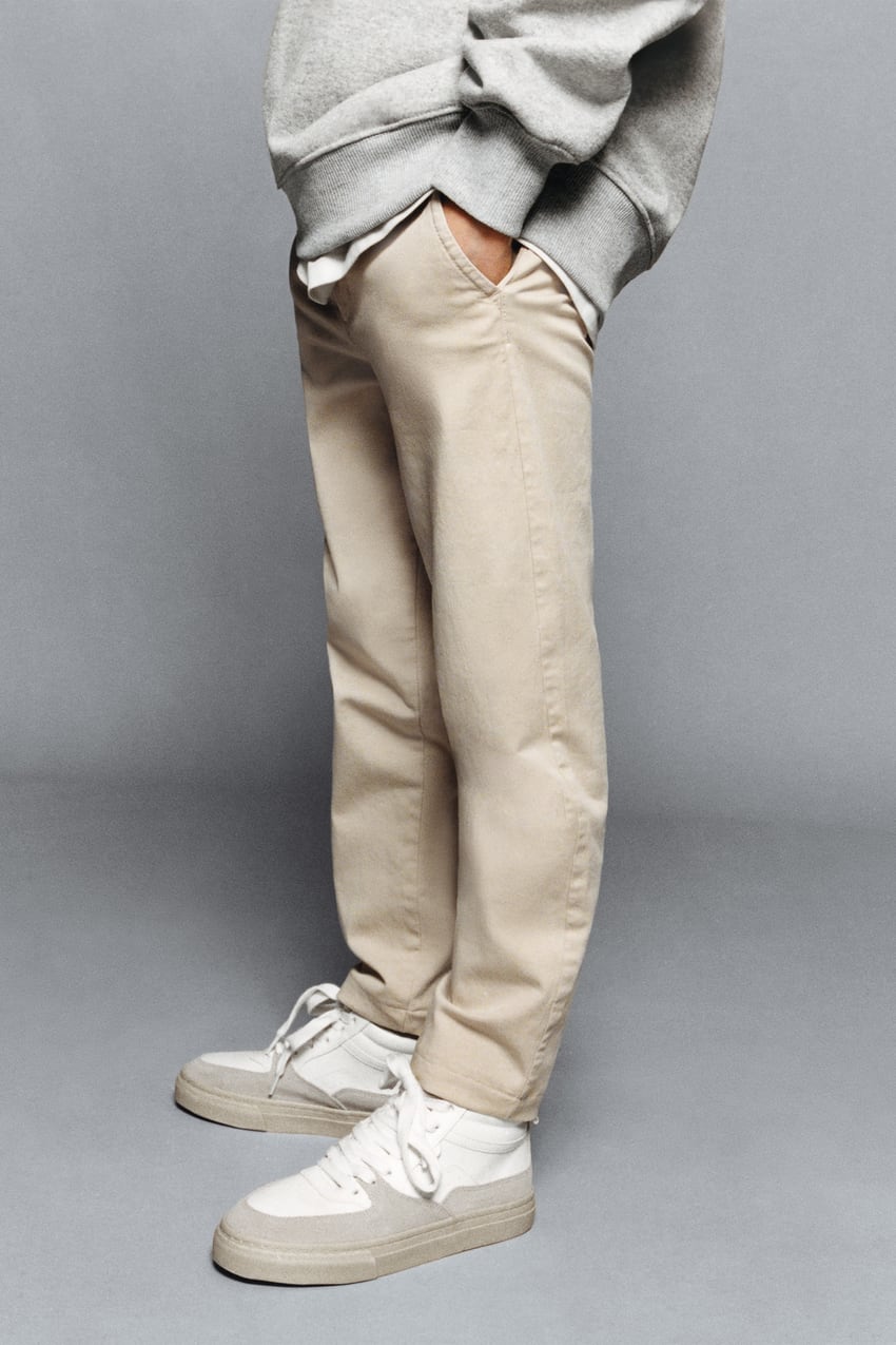 Pantalon clasico crudo