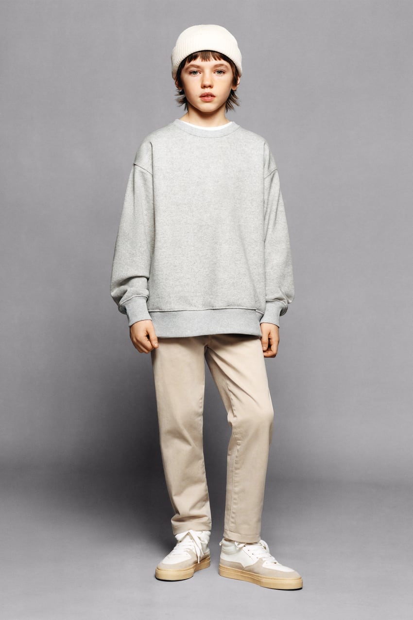 Pantalon clasico crudo