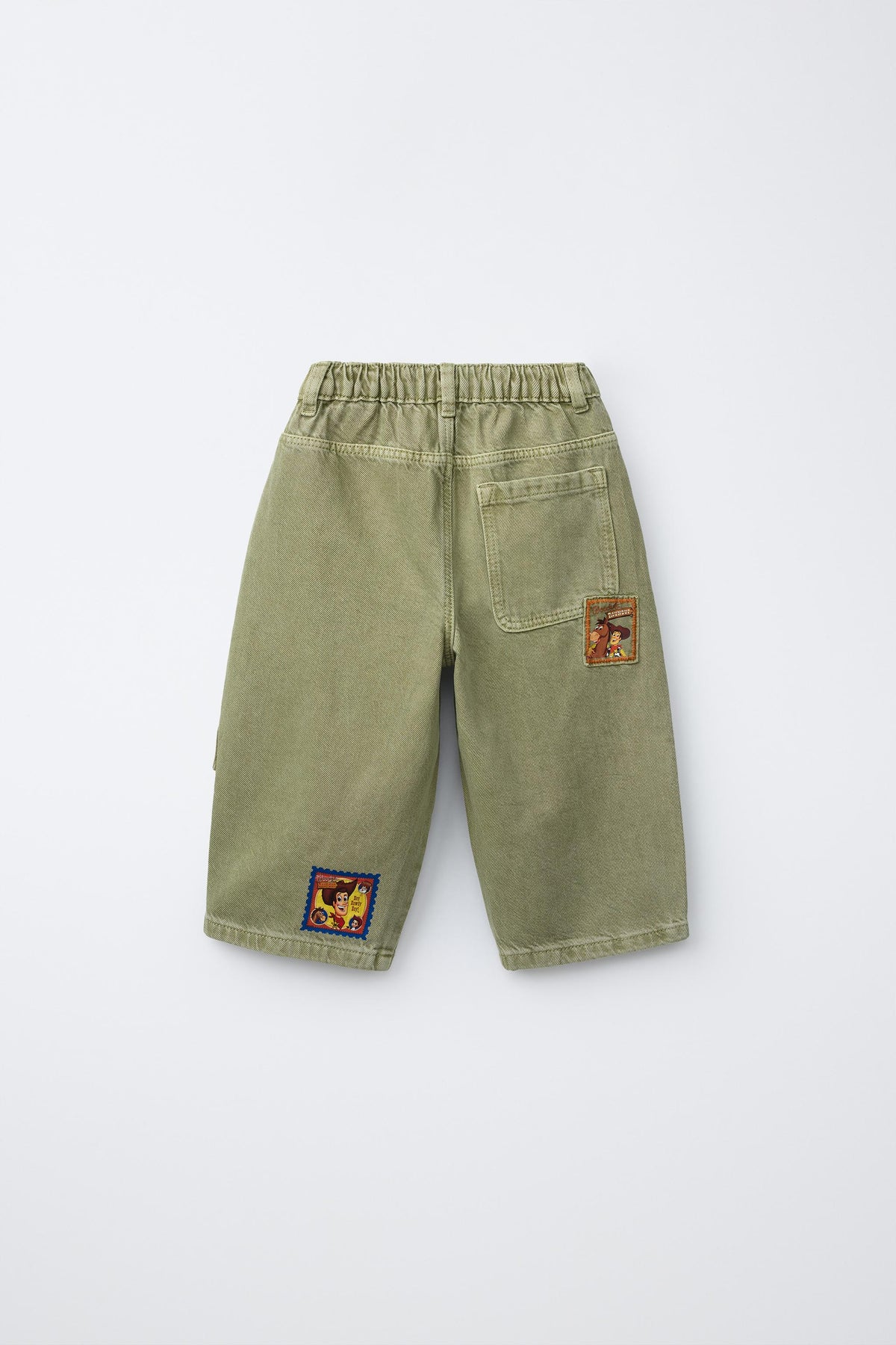 Pantalón jean baggy parches
