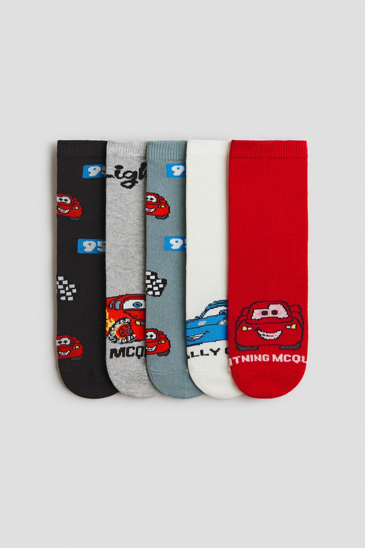 Pack de 5 medias Cars